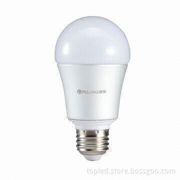 520lm/E27 40/7W LED Light Bulb, 80Ra CRI, 150-degree Viewing Angle, Replacement for 60W